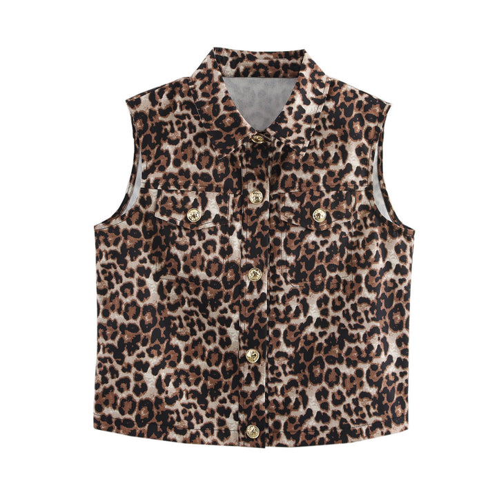 Femme Denim ærmeløs Utility Vest Stilla