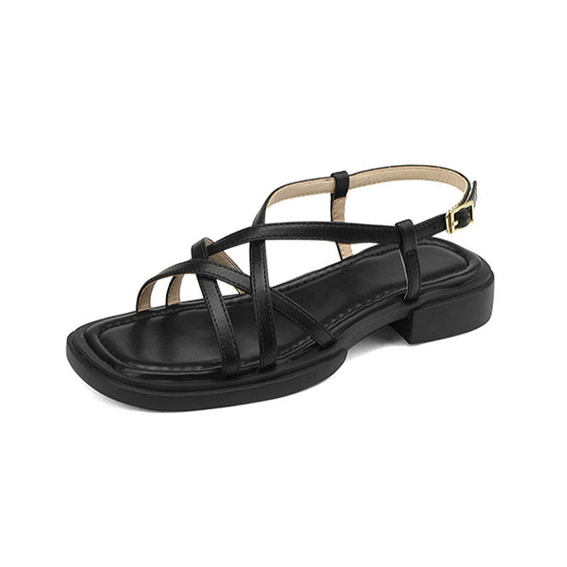 Dame Strappy Sandaler med elegant rem-design og komfortabelt fodseng Stilla