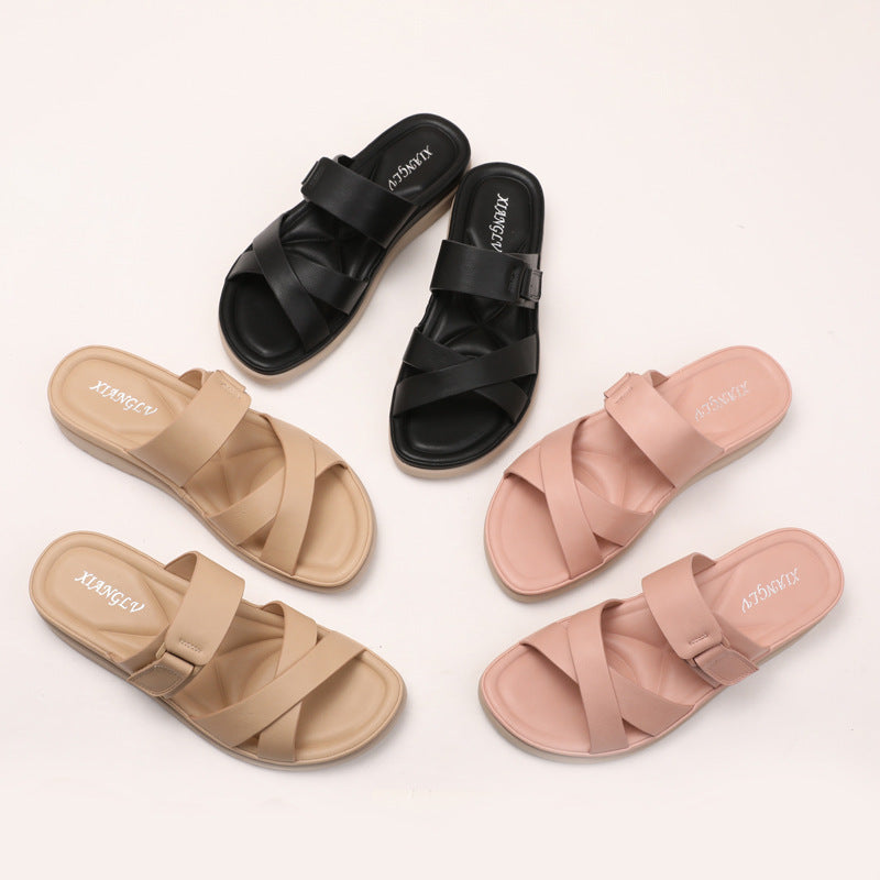 Dame flip-flops med elegant snit og justerbar rem Stilla