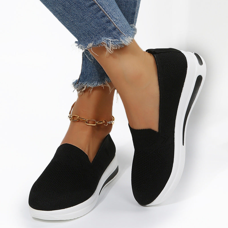 Dame Åndbare Slip-On Sneakers med støddæmpende sål Stilla