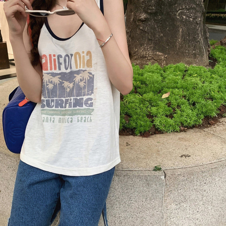 Femme Relaxed Fit Grafik Tanktop Stilla