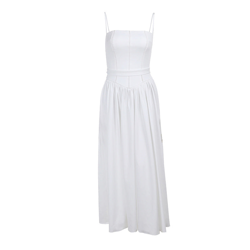 Dame Elegant Off-Shoulder Maxikjole Stilla