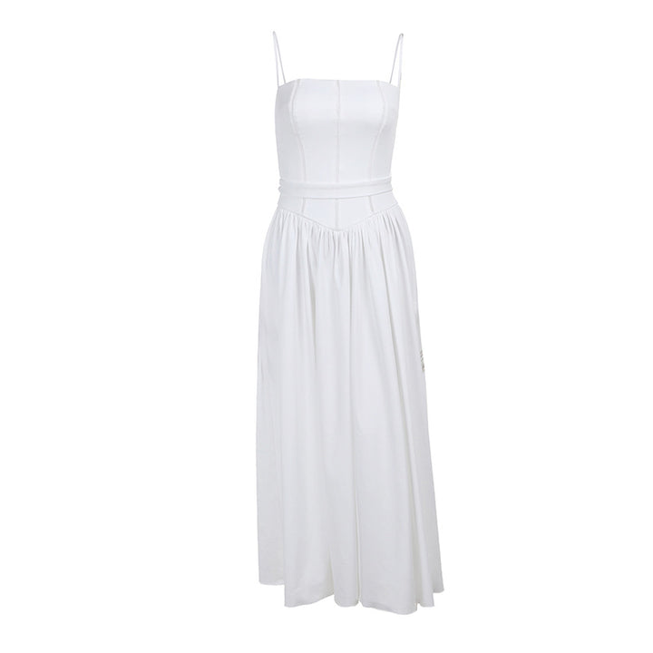 Dame Elegant Off-Shoulder Maxikjole Stilla
