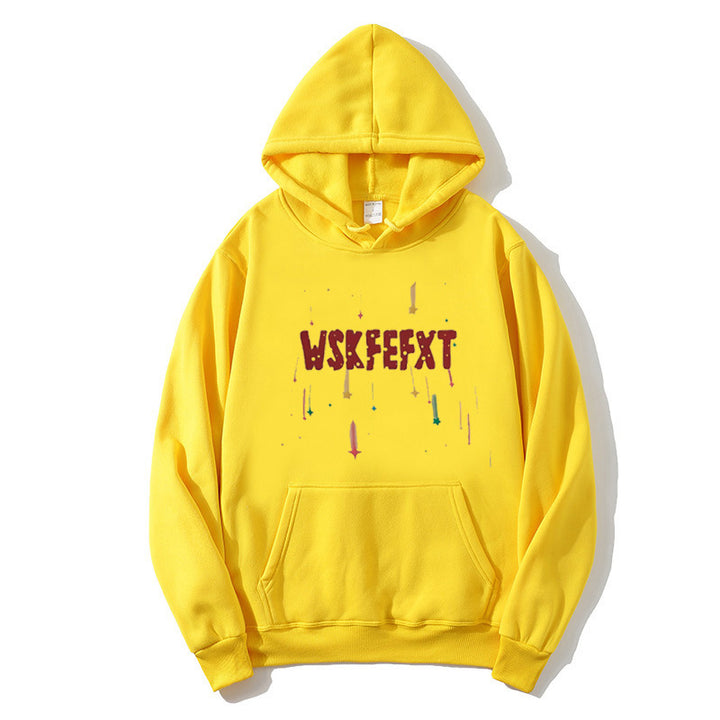 Kvinder hoodie med cool grafisk print Skovae