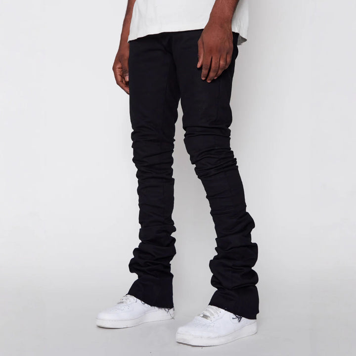Herrer moderigtige Skinny Jeans med diskret rynkning Stilla