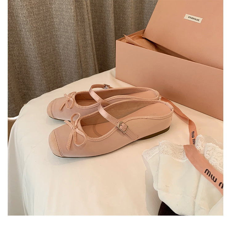 Dame Elegant Mary Jane Ballerinas med Sløjfedetalje Stilla