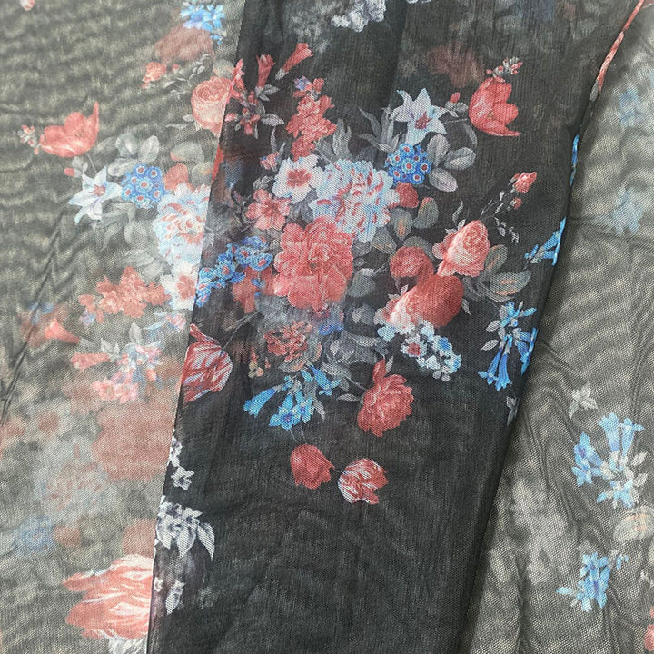 Herrer Langærmet skjorte med blomster mønster Stilla
