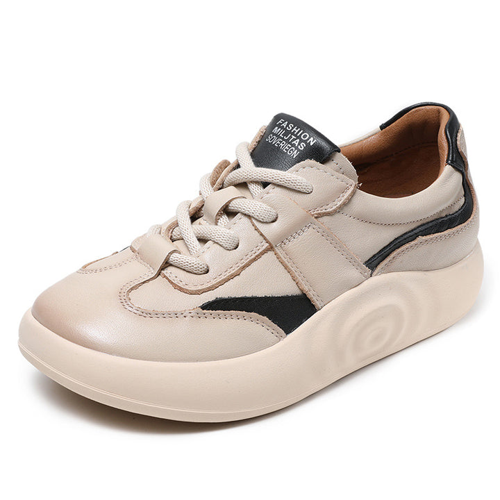 Femme Stilfulde Casual Snøresneakers Stilla