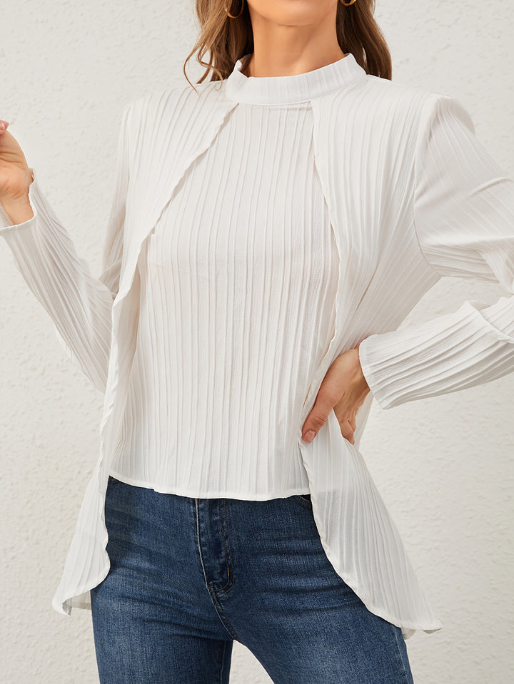 Damer elegant og gennemsigtig bluse Stilla