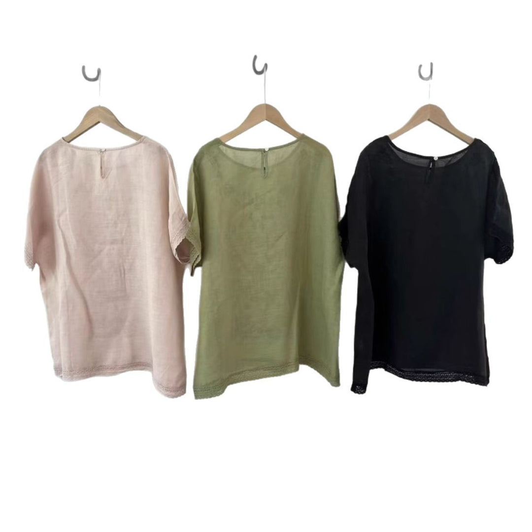 Femme Broderet Bohemian Tunika-Top Stilla