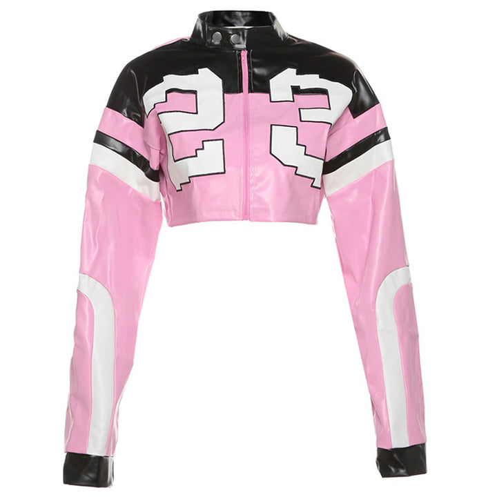 Damer cropped sportsjakke med kontrasterende designelementer Stilla