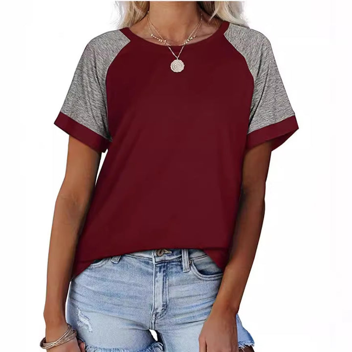 Dame Sporty fritids-T-shirt med stilfulde raglanærmer Stilla
