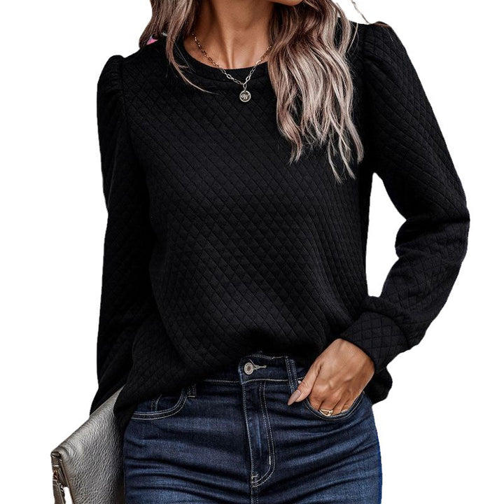Dame hyggelig sweatshirt med struktureret overflade Stilla