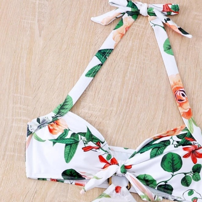 Dame Strandkjole med blomstret design Stilla