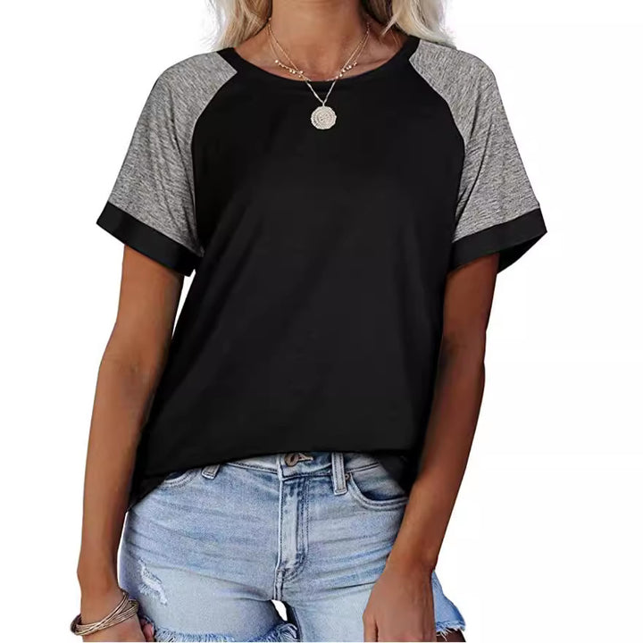 Dame Sporty fritids-T-shirt med stilfulde raglanærmer Stilla