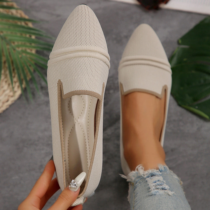 Dame Smarte Spidsede Slip-On Ballerinaer Stilla