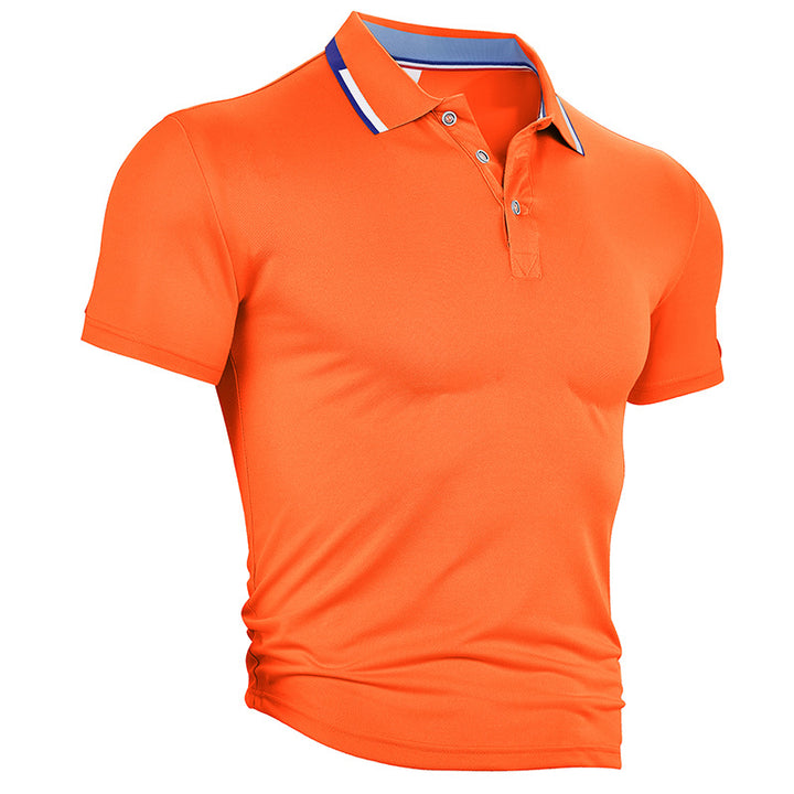 Herrer sporty polo shirt med åndbar teknologi og moderne accenter Stilla