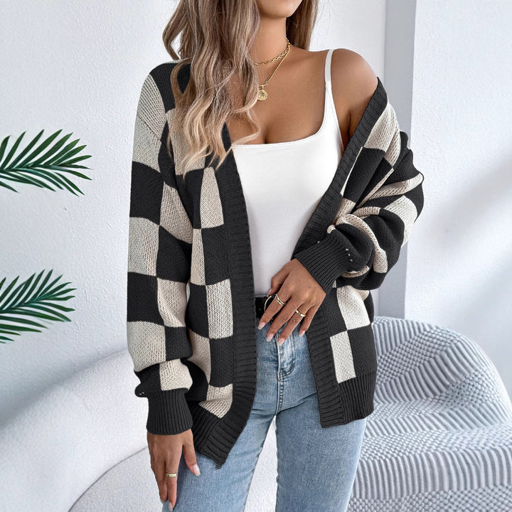Dame Ternet Strik-Cardigan Stilla