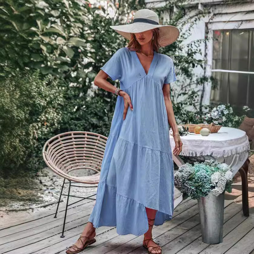 Dame sommerlig maxikjole Stilla