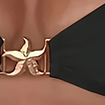 Dame trekant-bikini top med charmerende smykkedetail Skovae
