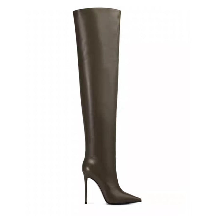 Femme Over-knæet Stiletto Hæle Stilla