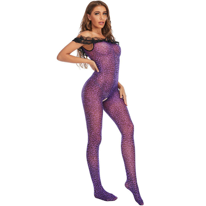 Dame Off-Shoulder Leopard Tryk Body Stilla