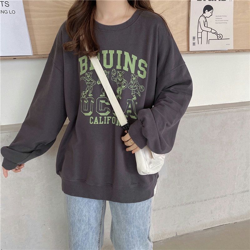 Dame Casual Grafik Sweatshirt med legende design Stilla