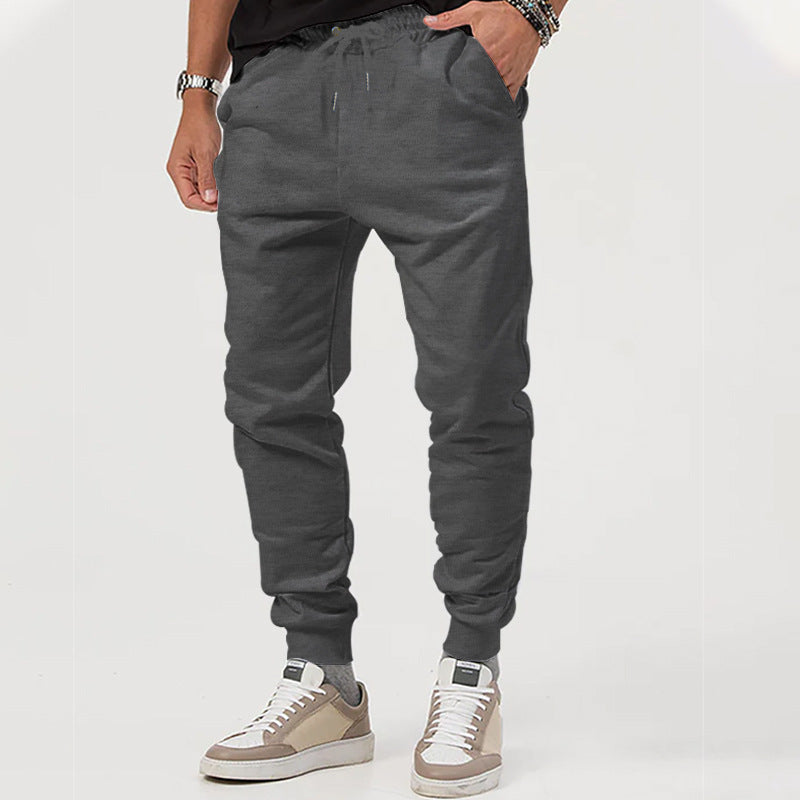 Herrer komfortable joggingbukser med funktionelt design og elastisk talje Stilla