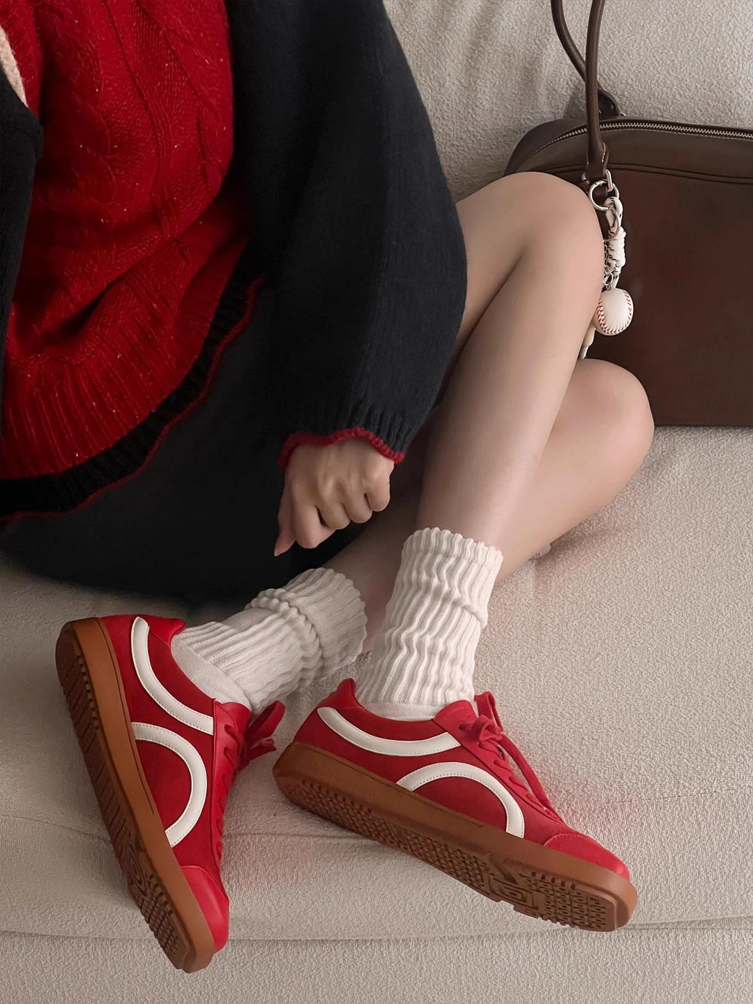 Dame Sneakers i sporty-elegant design med åndbart overmateriale Stilla