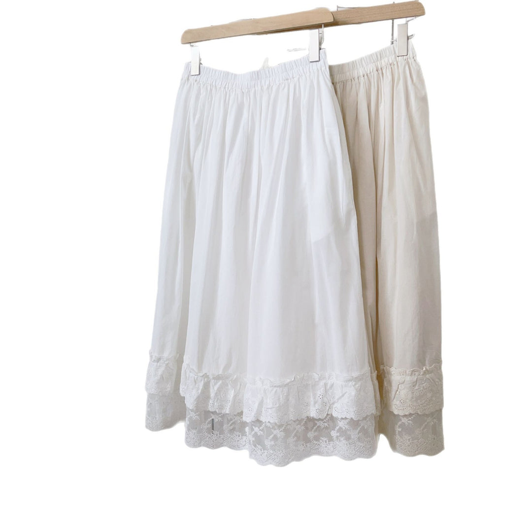 Femme Elegant Spids Afslutning Midi Nederdel Stilla