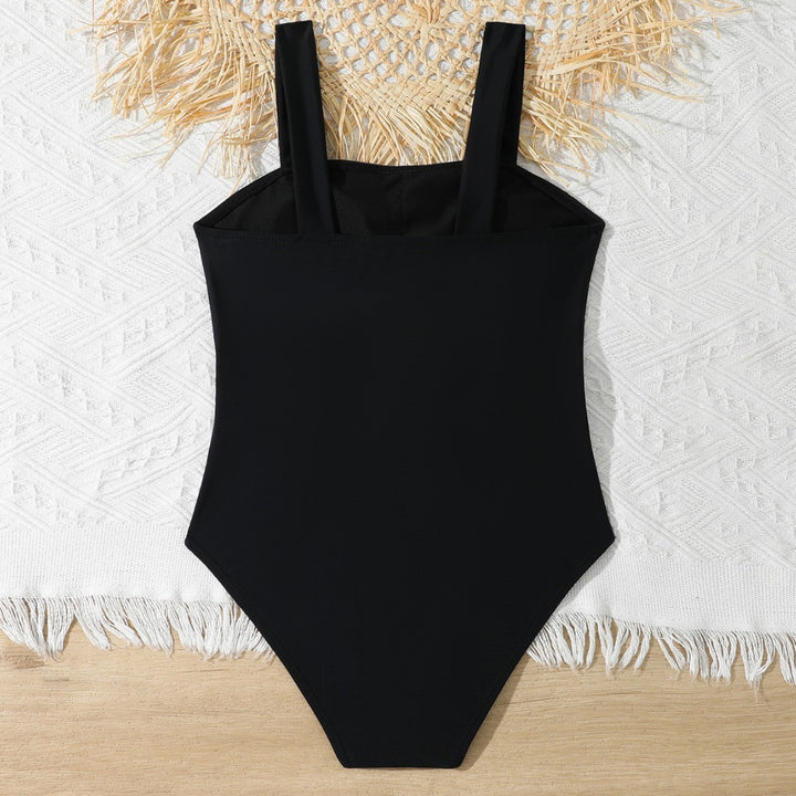 Dame one-piece badedragt med dekorativt sløjfe-design og komfortabel pasform Stilla