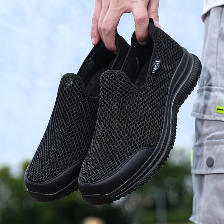 Herre Åndbare Slip-On Mesh Sneakers Stilla