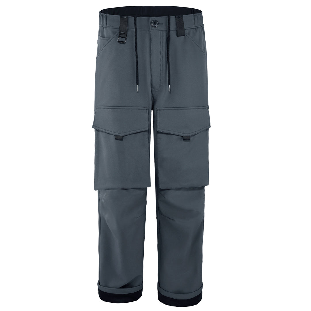Herrer multifunktionelle cargo-bukser med elastisk talje og flere lommer Stilla
