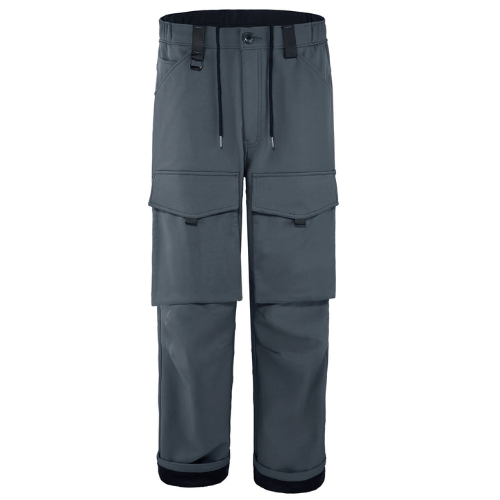Herrer multifunktionelle cargo-bukser med elastisk talje og flere lommer Stilla