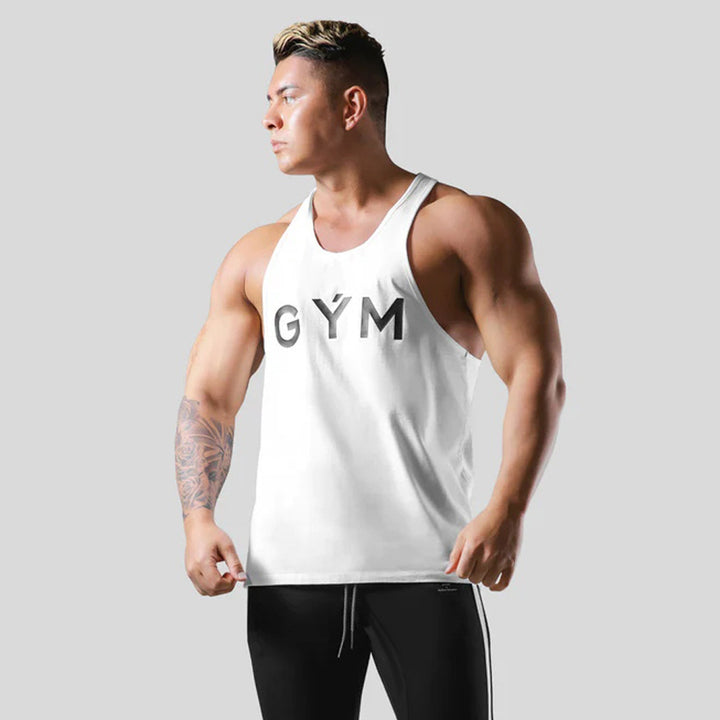 Herrer Fitness Tanktop med Racerback og åndbare egenskaber Stilla