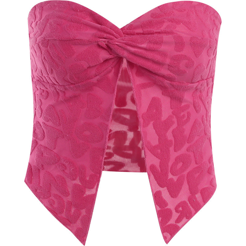 Dame Strapless Drejet Crop Top Stilla