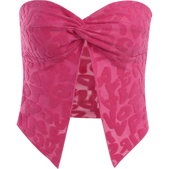 Dame Strapless Drejet Crop Top Stilla