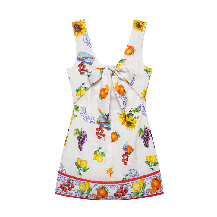 Femme Frugt-tema Mini Kjole Stilla