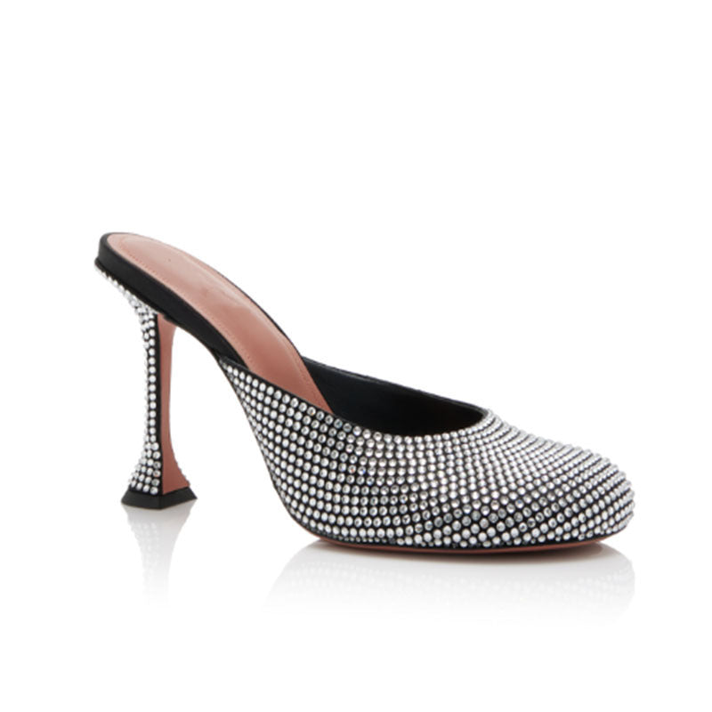 Femme Strassprydede Mules Stilla