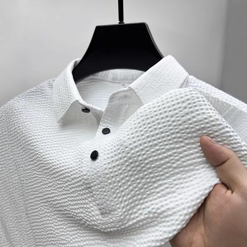 Herre struktureret Performance Polo Stilla
