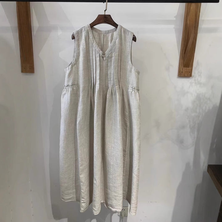 Femme Loungewear Plisse Maxi Kjole Stilla