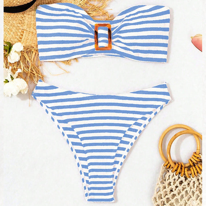 Dame bikini sæt med stropper og bandeau Stilla
