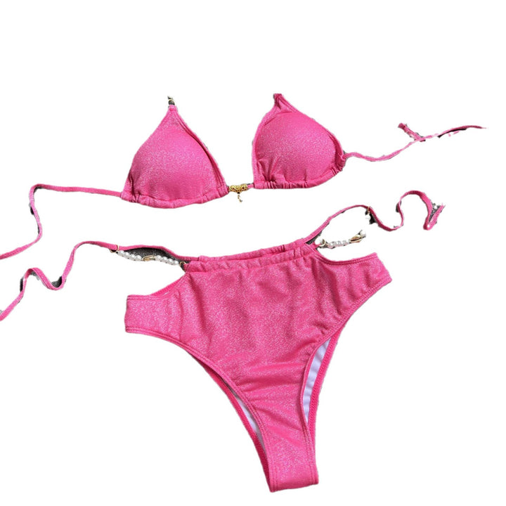 Dame Bikini-sæt med glitrende accenter og unikt snit Stilla