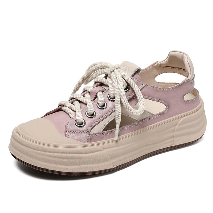 Kvinder Åndbar Snøre-Chunky-Sneakers Stilla