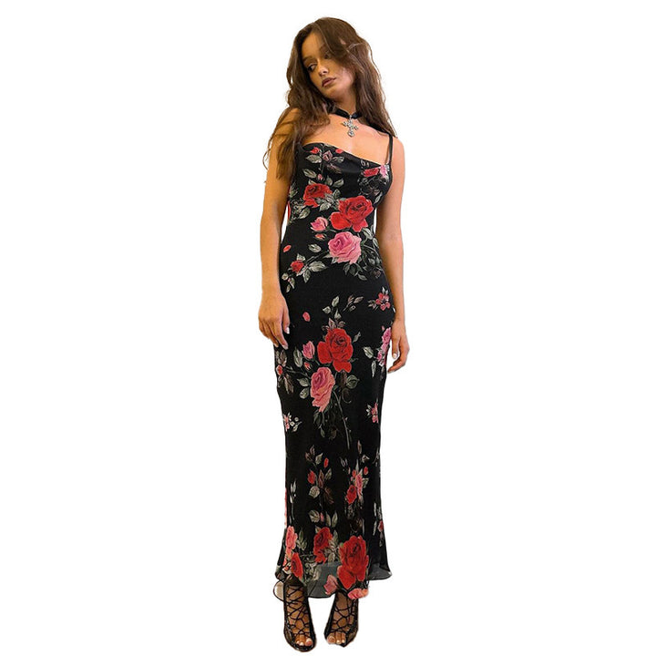 Dame Floral Print Maxi Kjole Stilla 1751516285