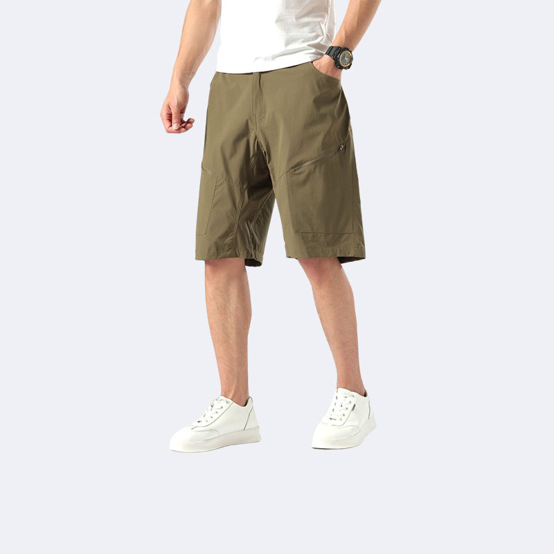 Herren alsidige Adventure-Shorts med justerbar talje og praktiske lommer Stilla