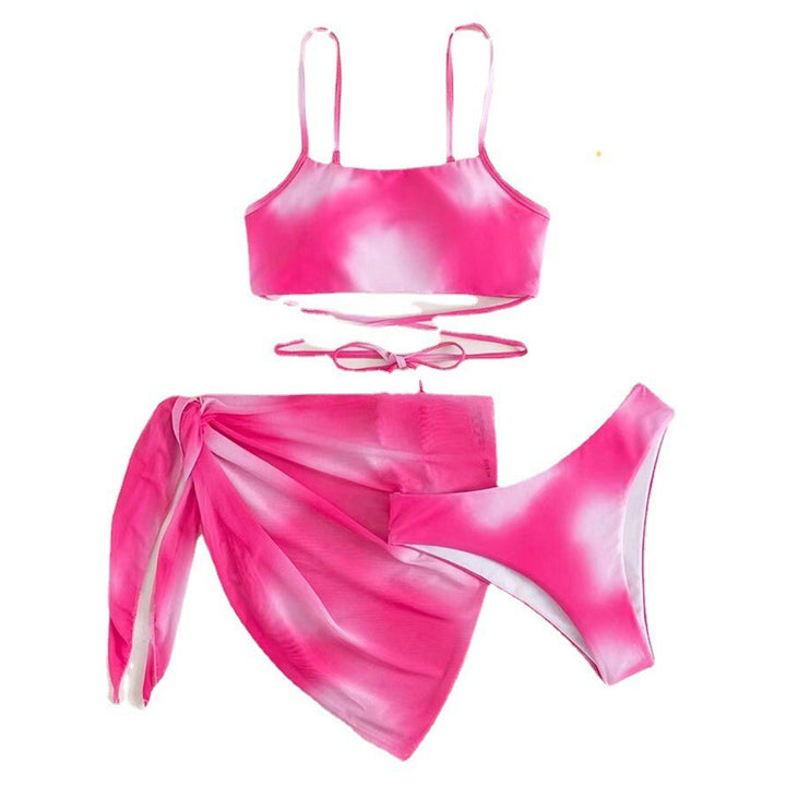 Dame Bikini Sæt med asymmetrisk Nederdel Stilla