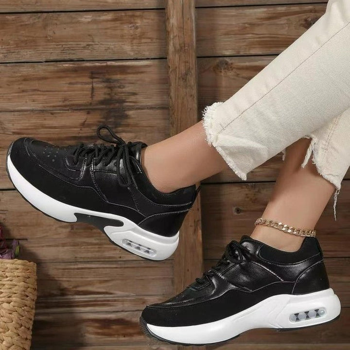 Dame Sporty Sneakers med åndbart overfladestruktur og komfortabel dæmpning Stilla