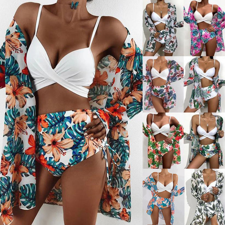 Dame Strandcover-Up med blomsterprint Skovae