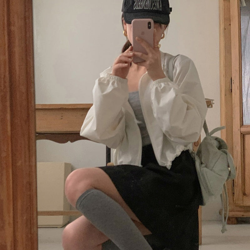Dame letvægts cropped overgangsjakke Stilla